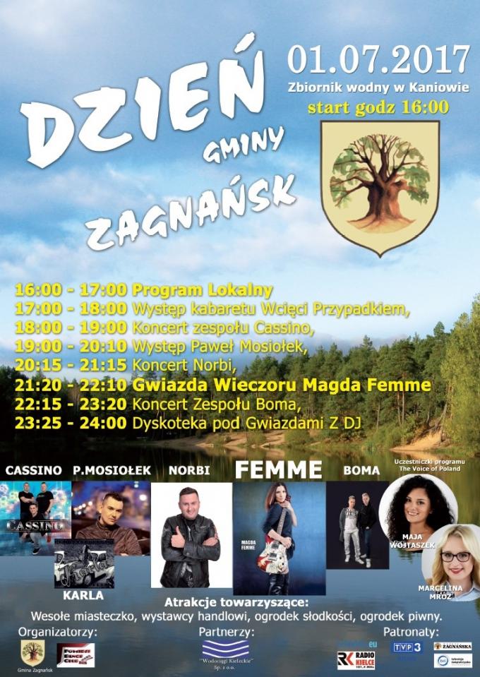 Tegoroczny "Dzień Gminy Zagnańsk" z Magdą